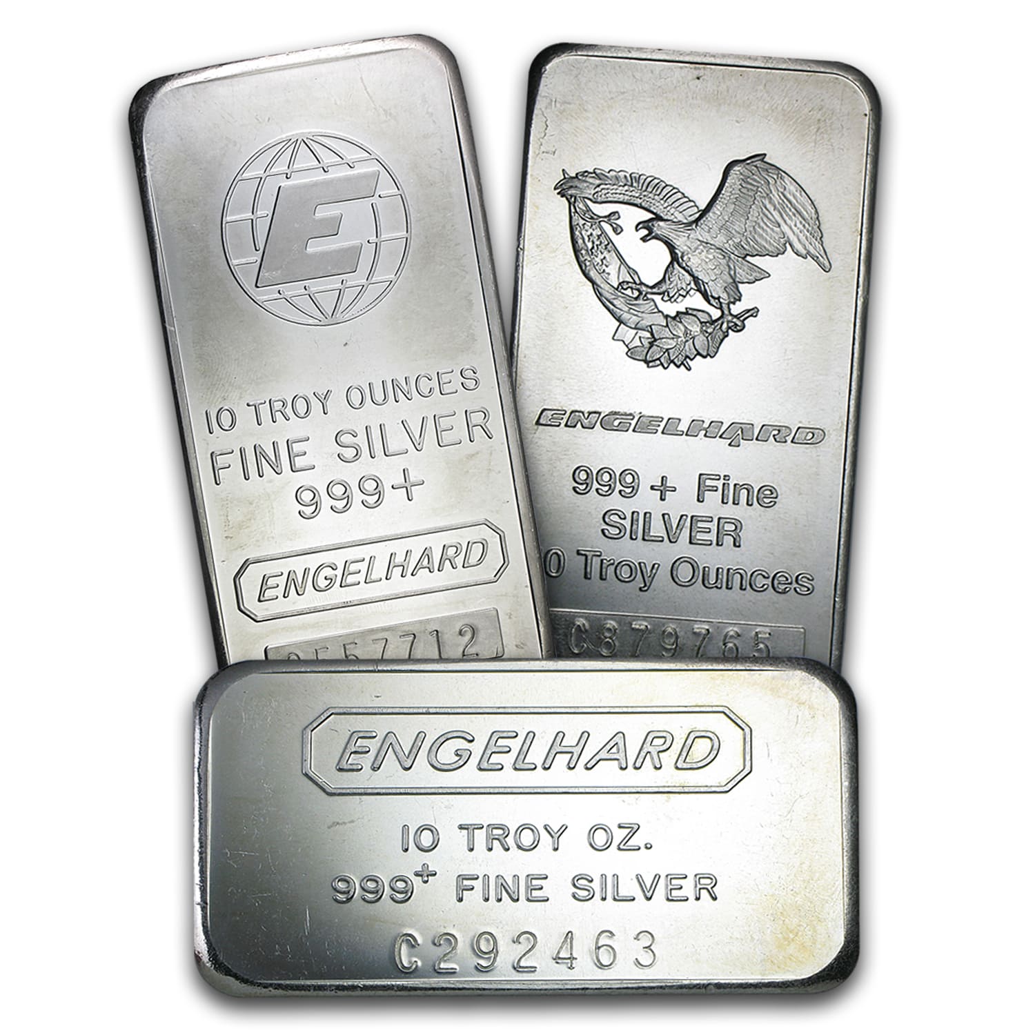 engelhard 100 oz silver bar serial numbers
